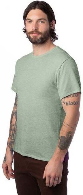 Alternative Adult Unisex Men's Keeper Vintage 50/50 Cotton Poly Short Sleeve T-Shirt